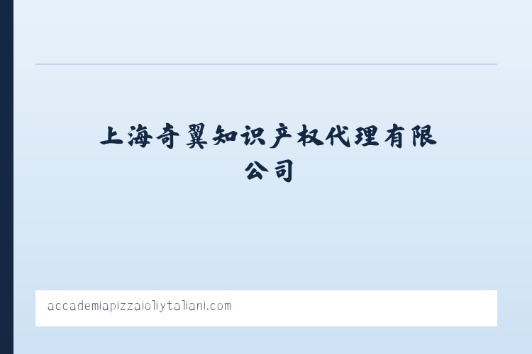上海奇翼知识产权代理有限公司 列表图