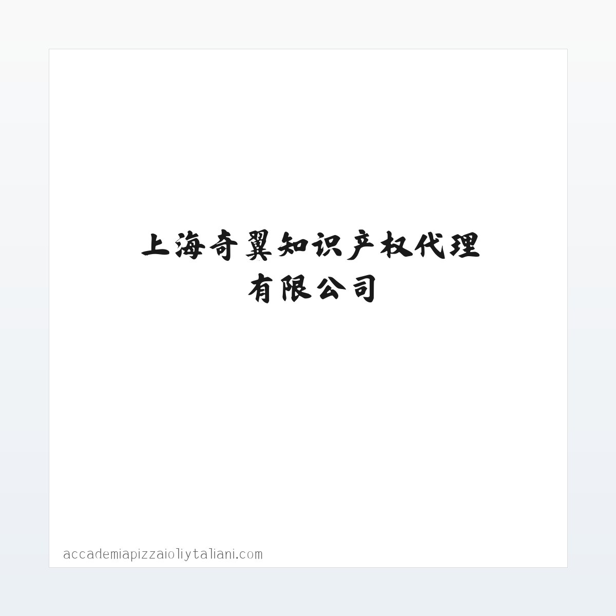 上海奇翼知识产权代理有限公司 方图